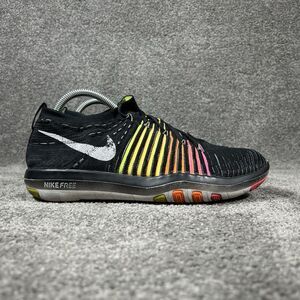 Nike Free Transform Flyknit 843990-999 Women’s Size 10 Black Running Shoes Used